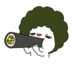 Afro man ! ~winter~ sticker #8747714