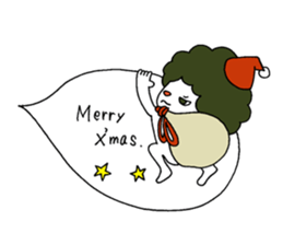 Afro man ! ~winter~ sticker #8747717