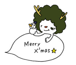 Afro man ! ~winter~ sticker #8747718