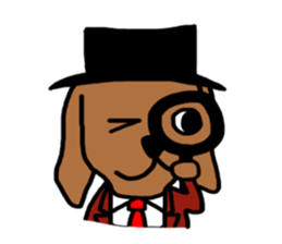 Detective Bear sticker #8747844