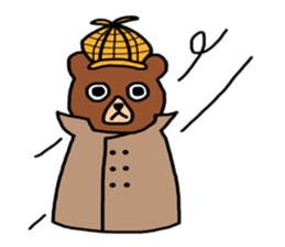 Detective Bear sticker #8747856