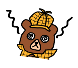 Detective Bear sticker #8747857