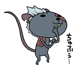 Undeachu of the ZOMBIE mouse sticker #8747958