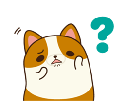 Plump Corgi Puipui sticker #8748182