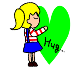 Various feelings in the heart sticker #8748241