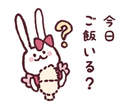 Cooking favorite rabbit. sticker #8748538