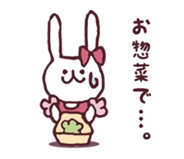 Cooking favorite rabbit. sticker #8748553