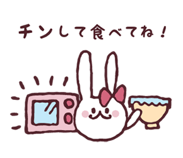 Cooking favorite rabbit. sticker #8748556