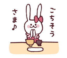 Cooking favorite rabbit. sticker #8748567
