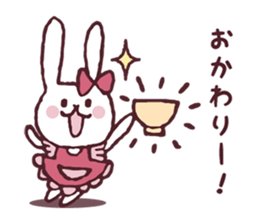Cooking favorite rabbit. sticker #8748568