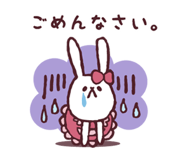 Cooking favorite rabbit. sticker #8748570