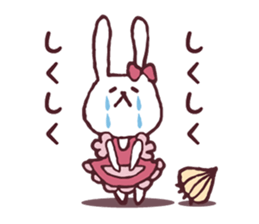 Cooking favorite rabbit. sticker #8748572