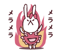 Cooking favorite rabbit. sticker #8748573