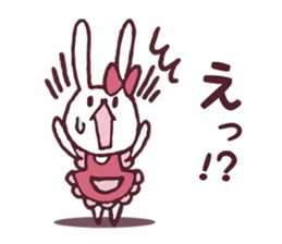Cooking favorite rabbit. sticker #8748574