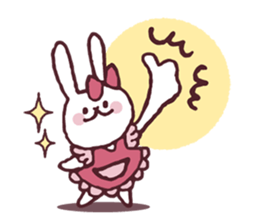 Cooking favorite rabbit. sticker #8748575