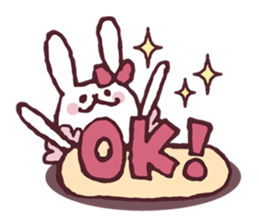 Cooking favorite rabbit. sticker #8748576