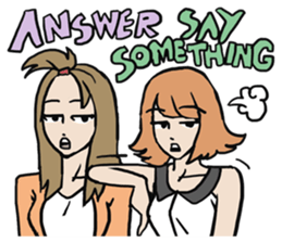 AsB - Comic Girls / My Drama Critic Club sticker #8748631