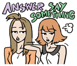 AsB - Comic Girls / My Drama Critic Club sticker #8748631