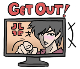 AsB - Comic Girls / My Drama Critic Club sticker #8748643