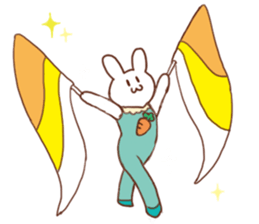 Usagi high school marching band club 2 sticker #8749103