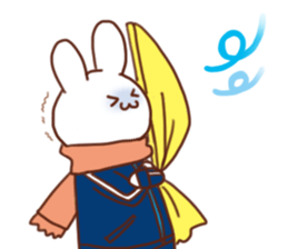 Usagi high school marching band club 2 sticker #8749117