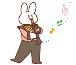 Usagi high school marching band club 2 sticker #8749121