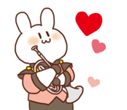 Usagi high school marching band club 2 sticker #8749136