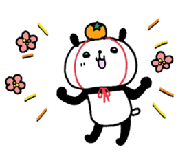 Playful Osaka panda *winter* sticker #8749433