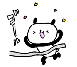 Playful Osaka panda *winter* sticker #8749446