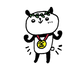 Playful Osaka panda *winter* sticker #8749449