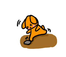 Kotsubuchan of the dog sticker #8749641