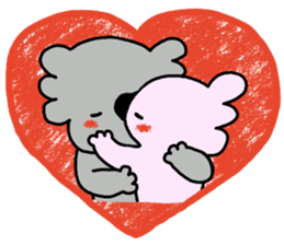 Love koala sticker #8749578