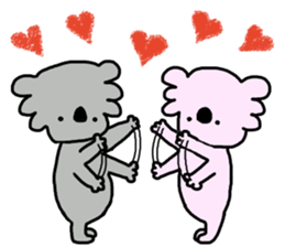 Love koala sticker #8749596