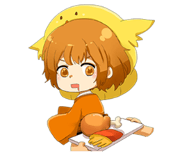 Daily life of Tori sticker #8750054