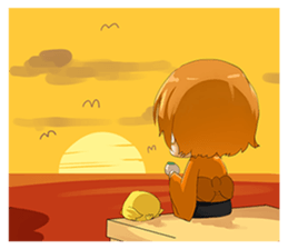 Daily life of Tori sticker #8750055