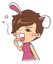 Punnie Bunny Girl sticker #8750357