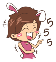 Punnie Bunny Girl sticker #8750360
