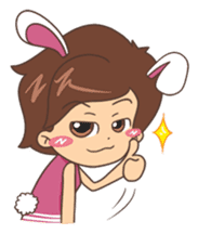 Punnie Bunny Girl sticker #8750370