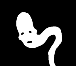 Wobbling Ghost sticker #8750401