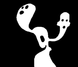 Wobbling Ghost sticker #8750410