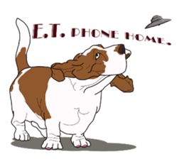 Basset hound 3 sticker #8751138