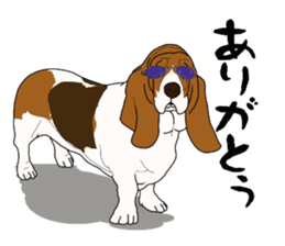 Basset hound 3 sticker #8751146