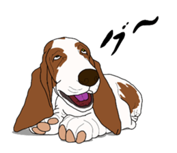 Basset hound 3 sticker #8751153