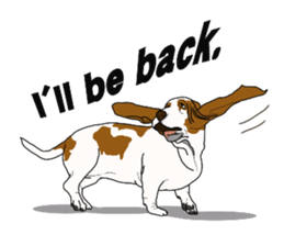 Basset hound 3 sticker #8751163