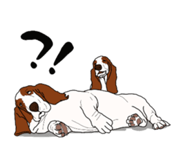 Basset hound 3 sticker #8751165