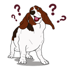 Basset hound 3 sticker #8751166
