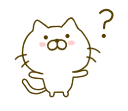 cat kawaii 3 sticker #8752076