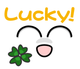 Cute Kaomoji-kun English sticker #8752428