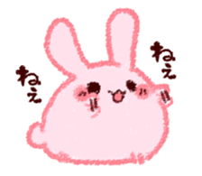 Sticker of love rabbit 2 sticker #8752581