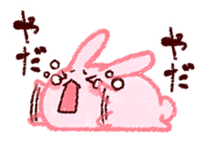 Sticker of love rabbit 2 sticker #8752582